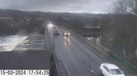 Update 1743 Lane 2 - Remains blocked due to collision. . Hexham live traffic camera